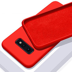 Coque Ultra Fine Silicone Souple 360 Degres Housse Etui C03 pour Samsung Galaxy S10e Rouge