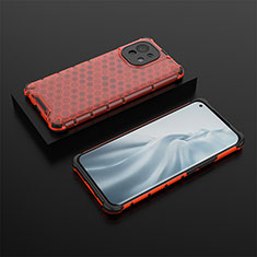 Coque Ultra Fine Silicone Souple 360 Degres Housse Etui C04 pour Xiaomi Mi 11 Lite 4G Rouge