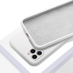 Coque Ultra Fine Silicone Souple 360 Degres Housse Etui C05 pour Apple iPhone 11 Pro Blanc