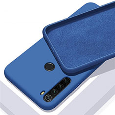 Coque Ultra Fine Silicone Souple 360 Degres Housse Etui C05 pour Xiaomi Redmi Note 8 (2021) Bleu
