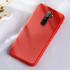 Coque Ultra Fine Silicone Souple 360 Degres Housse Etui C05 pour Xiaomi Redmi Note 8 Pro Rouge