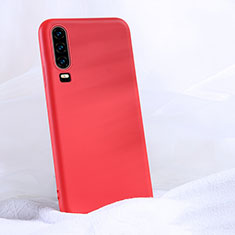 Coque Ultra Fine Silicone Souple 360 Degres Housse Etui C06 pour Huawei P30 Rouge