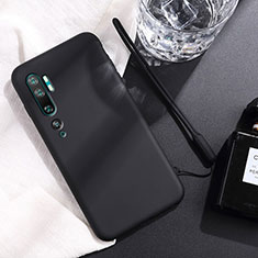 Coque Ultra Fine Silicone Souple 360 Degres Housse Etui C06 pour Xiaomi Mi Note 10 Noir