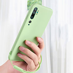 Coque Ultra Fine Silicone Souple 360 Degres Housse Etui C06 pour Xiaomi Mi Note 10 Pro Vert