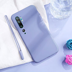 Coque Ultra Fine Silicone Souple 360 Degres Housse Etui C06 pour Xiaomi Mi Note 10 Pro Violet