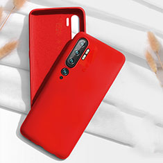Coque Ultra Fine Silicone Souple 360 Degres Housse Etui C07 pour Xiaomi Mi Note 10 Pro Rouge