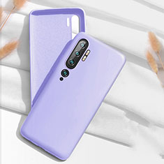 Coque Ultra Fine Silicone Souple 360 Degres Housse Etui C07 pour Xiaomi Mi Note 10 Violet
