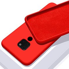 Coque Ultra Fine Silicone Souple 360 Degres Housse Etui C08 pour Huawei Mate 20 Rouge