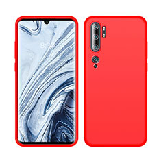 Coque Ultra Fine Silicone Souple 360 Degres Housse Etui C08 pour Xiaomi Mi Note 10 Pro Rouge