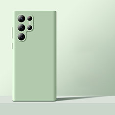 Coque Ultra Fine Silicone Souple 360 Degres Housse Etui D01 pour Samsung Galaxy S21 Ultra 5G Pastel Vert