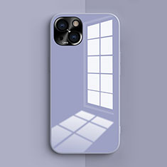 Coque Ultra Fine Silicone Souple 360 Degres Housse Etui G01 pour Apple iPhone 13 Gris Lavende