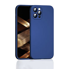 Coque Ultra Fine Silicone Souple 360 Degres Housse Etui G01 pour Apple iPhone 15 Pro Bleu