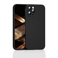 Coque Ultra Fine Silicone Souple 360 Degres Housse Etui G01 pour Apple iPhone 15 Pro Noir