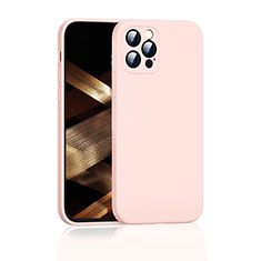 Coque Ultra Fine Silicone Souple 360 Degres Housse Etui G01 pour Apple iPhone 15 Pro Rose