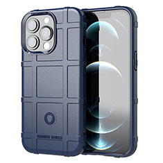 Coque Ultra Fine Silicone Souple 360 Degres Housse Etui G05 pour Apple iPhone 13 Pro Bleu