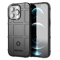 Coque Ultra Fine Silicone Souple 360 Degres Housse Etui G05 pour Apple iPhone 13 Pro Noir