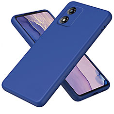 Coque Ultra Fine Silicone Souple 360 Degres Housse Etui H01P pour Motorola Moto E13 Bleu