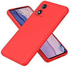 Coque Ultra Fine Silicone Souple 360 Degres Housse Etui H01P pour Motorola Moto E13 Rouge