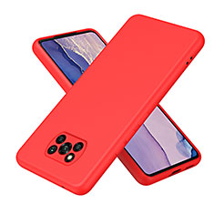 Coque Ultra Fine Silicone Souple 360 Degres Housse Etui H01P pour Xiaomi Poco X3 NFC Rouge
