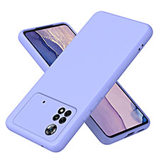 Coque Ultra Fine Silicone Souple 360 Degres Housse Etui H01P pour Xiaomi Poco X4 Pro 5G Violet