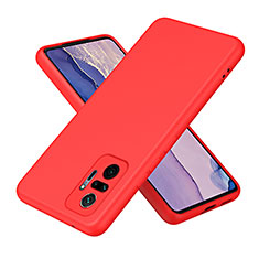 Coque Ultra Fine Silicone Souple 360 Degres Housse Etui H01P pour Xiaomi Redmi Note 10 Pro 4G Rouge