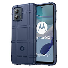 Coque Ultra Fine Silicone Souple 360 Degres Housse Etui J01S pour Motorola Moto G53y 5G Bleu