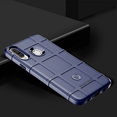 Coque Ultra Fine Silicone Souple 360 Degres Housse Etui J01S pour Samsung Galaxy A20s Bleu