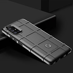 Coque Ultra Fine Silicone Souple 360 Degres Housse Etui J01S pour Samsung Galaxy A71 4G A715 Noir