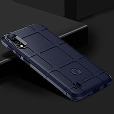 Coque Ultra Fine Silicone Souple 360 Degres Housse Etui J01S pour Samsung Galaxy M10 Bleu