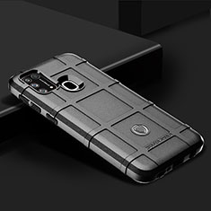 Coque Ultra Fine Silicone Souple 360 Degres Housse Etui J01S pour Samsung Galaxy M21s Noir