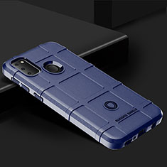 Coque Ultra Fine Silicone Souple 360 Degres Housse Etui J01S pour Samsung Galaxy M30s Bleu