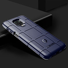 Coque Ultra Fine Silicone Souple 360 Degres Housse Etui J01S pour Xiaomi Redmi Note 9 Pro Bleu