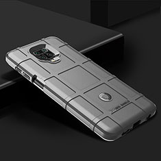 Coque Ultra Fine Silicone Souple 360 Degres Housse Etui J01S pour Xiaomi Redmi Note 9 Pro Max Gris