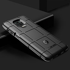 Coque Ultra Fine Silicone Souple 360 Degres Housse Etui J01S pour Xiaomi Redmi Note 9S Noir