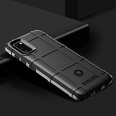 Coque Ultra Fine Silicone Souple 360 Degres Housse Etui J02S pour Samsung Galaxy A41 Noir
