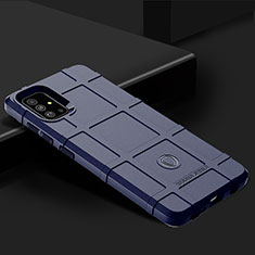 Coque Ultra Fine Silicone Souple 360 Degres Housse Etui J02S pour Samsung Galaxy A51 4G Bleu