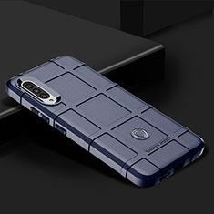 Coque Ultra Fine Silicone Souple 360 Degres Housse Etui J02S pour Samsung Galaxy A90 5G Bleu