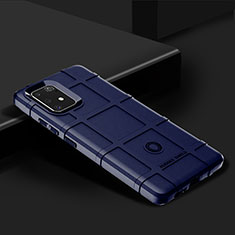 Coque Ultra Fine Silicone Souple 360 Degres Housse Etui J02S pour Samsung Galaxy A91 Bleu