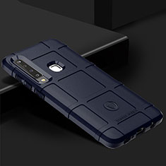 Coque Ultra Fine Silicone Souple 360 Degres Housse Etui J02S pour Samsung Galaxy A9s Bleu
