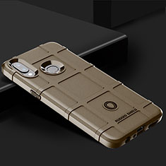 Coque Ultra Fine Silicone Souple 360 Degres Housse Etui J02S pour Samsung Galaxy M01s Marron
