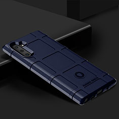 Coque Ultra Fine Silicone Souple 360 Degres Housse Etui J02S pour Samsung Galaxy Note 10 5G Bleu