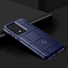 Coque Ultra Fine Silicone Souple 360 Degres Housse Etui J02S pour Samsung Galaxy S20 Ultra 5G Bleu
