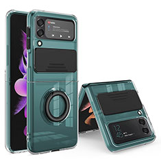 Coque Ultra Fine Silicone Souple 360 Degres Housse Etui MJ1 pour Samsung Galaxy Z Flip4 5G Noir