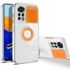 Coque Ultra Fine Silicone Souple 360 Degres Housse Etui MJ1 pour Xiaomi Redmi Note 11 4G (2022) Orange