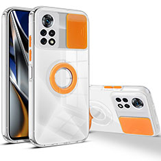 Coque Ultra Fine Silicone Souple 360 Degres Housse Etui MJ1 pour Xiaomi Redmi Note 11E Pro 5G Orange