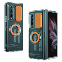 Coque Ultra Fine Silicone Souple 360 Degres Housse Etui MJ2 pour Samsung Galaxy Z Fold4 5G Orange