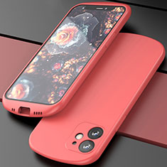 Coque Ultra Fine Silicone Souple 360 Degres Housse Etui N01 pour Apple iPhone 12 Mini Rouge