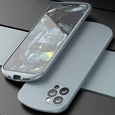 Coque Ultra Fine Silicone Souple 360 Degres Housse Etui N01 pour Apple iPhone 12 Pro Gris