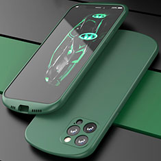 Coque Ultra Fine Silicone Souple 360 Degres Housse Etui N01 pour Apple iPhone 12 Pro Max Vert