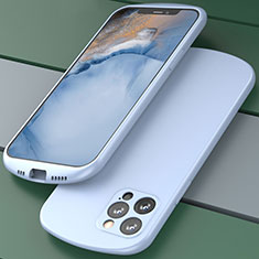 Coque Ultra Fine Silicone Souple 360 Degres Housse Etui N01 pour Apple iPhone 12 Pro Violet Clair